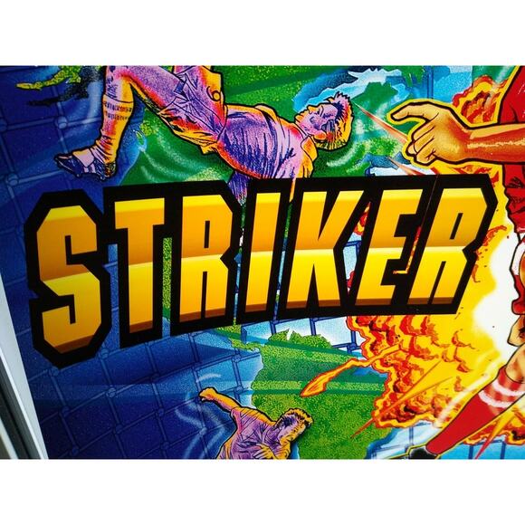 Striker Xtreme Pinball Translite Art Sheet Original Soccer Sports Vintage - Picture 4 of 11